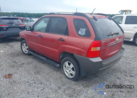 2008 Kia Sportage Lx z USA, uszkodzony, nr VIN KNDJF724087527843